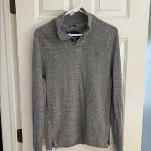 American Eagle Outfitters Gray Long Sleeve Shirt